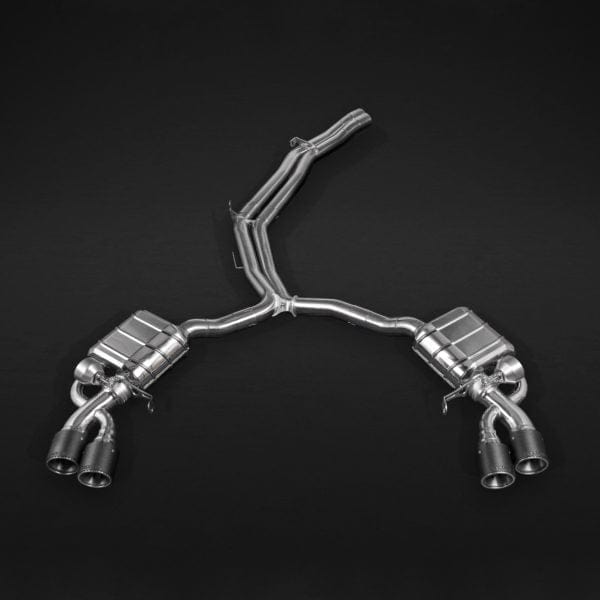 Capristo Capristo Audi RS4 (B9) / RS5 Sportback - ECE Valved Exhaust with Mid-Pipes and Carbon Tips (CES3)
