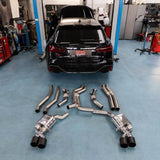 Capristo Audi RS6/7 (C8) - Valved Exhaust with Carbon Fiber Tips (CES3)