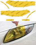 Lamin-X Yellow Lamin-X  Ellipsoid Headlight Covers - BMW / 3-Series (92-99) B088Y