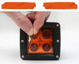 Lamin-X Amber Lamin-X  Headlight and Round Fog Covers - BMW / 3-Series Sedan (09-11) B123A