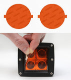 Lamin-X Amber Lamin-X  Tail Light Covers - BMW / 5-Series E60 Sedan (04-10) B147A