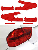Lamin-X Red Lamin-X  Tail Light Covers - BMW / M3 Sedan (09-11) B286R