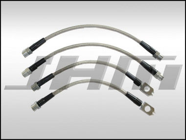 JHM - Brake Line Kit - Stainless (JHM) Front and Rear Lines for B6 - B7 S4 | JHM-SBLK1320
