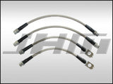 JHM - Brake Line Kit - Stainless (JHM) Front and Rear Lines for B6 - B7 S4 | JHM-SBLK1320