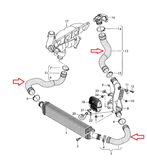 CTS Turbo CTS Turbo Silicone Intercooler Hose Kit - Audi / B8 / A4 / A5 / 2.0T CTS-SIL-B8-ITKIT