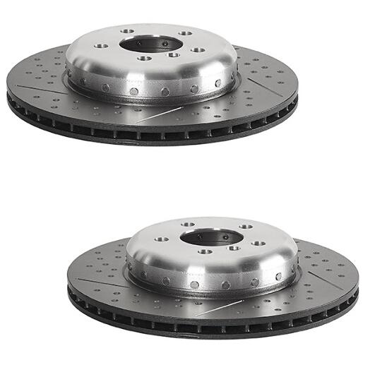 Zimmerman Brake Rotor Front Dimpled & Slotted (340x30) BMW F2x 228i