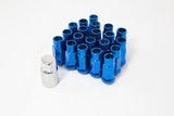 Aodhan 12x1.25 / Blue Aodhan Extended Wheel Lug Nuts 21mm (XT51) - Set of 20 AHLNXT5112125BL