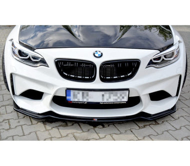 Maxton Design Gloss Black Maxton Design Front Splitter BMW M2 (F87) Coupé BM-2-87-M-FD1G