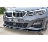 Maxton Design Gloss Black Maxton Design Front Splitter V.2 BMW 3 Series G20 M-Package BM-3-20-MPACK-FD2G