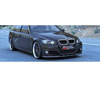 Maxton Design Gloss Black Maxton Design Front Splitter V.1  BMW 2008-2011 3 Series E90 / E91 (Facelift Model) BM-3-90F-FD1G