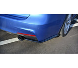 Maxton Design Gloss Black Maxton Design Rear Side Splitters BMW 3-Series F30 Phase-II Sedan M-Sport BM-3-F30F-MPACK-RSD1G