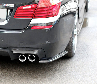 Maxton Design Gloss Black Maxton Design Rear Side Splitters BMW M5 F10 BM-5-10-M-RSD1G