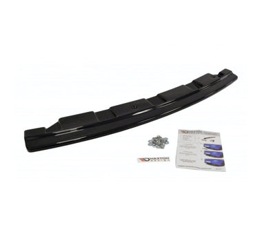 Maxton Design Gloss Black Maxton Design Central Rear Splitter BMW 5 Series F11 M-Package - Without Vertical Bars (Fits Two Single Exhaust Ends) BM-5-11-MPACK-RD1G