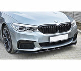 Maxton Design Gloss Black Maxton Design Front Splitter V.1 BMW 5 Series G30 / G31 M-Package BM-5-G30-MPACK-FD1G