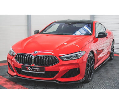 Maxton Design Gloss Black Maxton Design Front Splitter V.2 BMW M850i G15 BM-M850-G15-FD2G
