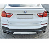 Maxton Design Maxton Design Central Rear Splitter BMW F26 X4 M-Package (Without A Vertical Bar)