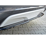 Maxton Design Gloss Black Maxton Design Central Rear Splitter BMW F26 X4 M-Package (Without A Vertical Bar) BM-X4-26-MPACK-RD1G