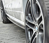 Maxton Design Gloss Black Maxton Design Side Skirts Diffusers BMW F26 X4 M-Package BM-X4-26-MPACK-SD1G