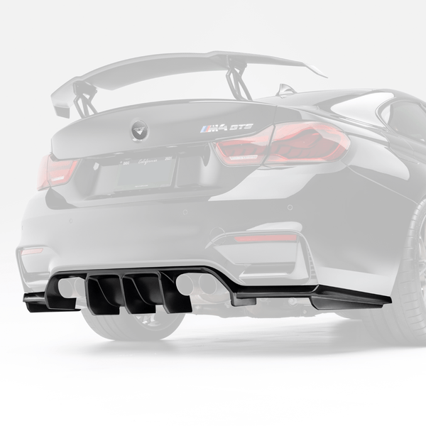 Vorsteiner BMW F8X M3/M4 VRS GTS Aero Rear Diffuser Carbon Fiber PP 1x1 Glossy | 4002BMV