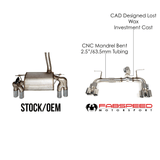 Fabspeed Fabspeed Muffler Bypass Pipes - BMW F87 M2