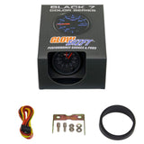 GlowShift Gauges GlowShift Gauges Black 7 Color Clock Gauge GS-C718