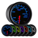 GlowShift Gauges Black 7 Color Differential Temperature Gauge | GS-C722