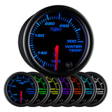 GlowShift Gauges Black 7 Color Water Temperature Gauge | GS-C706