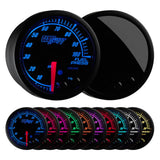 GlowShift Gauges Elite 10 Color 100 PSI Fuel Pressure Gauge | GS-ET11