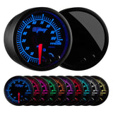 GlowShift Gauges Elite 10 Color Oil Pressure Gauge | GS-ET04