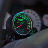 GlowShift Gauges GlowShift Gauges 3in1 Black Dial Boost with Digital Exhaust Gas Temperature & Pressure Gauge GS-3G-03