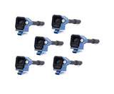 Dinan Blue Dinan Ignition Coil (B Series Style) Set of 6 - BMW/MINI (many models check fitment) D650-0010-KT6