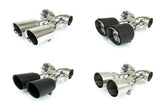 Fabspeed Deluxe Dual Style Tips (Polished) - Porsche 987 Boxster | Cayman | FS.POR.987.DLTP