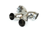 Fabspeed Fabspeed Deluxe Dual Style Tips (Polished) - Porsche 987 Boxster | Cayman FS.POR.987.DLTP