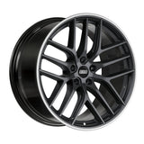 BBS 19x8.5 / 5x114 et30 / cb82 BBS CC-R 19" 5x114.3 Satin Black Polished Rim CC2102BPO