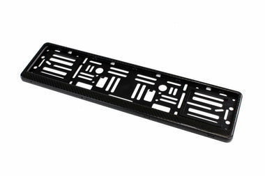 European Carbon Fiber License Plate Frame