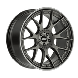 BBS 22x9.5 / 5x108 et37 / PFS BBS CH-RII 22" 5x108 Satin Platinum Center Black Lip CH7004PBPO
