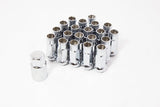 Aodhan 12x1.25 / Chrome Aodhan Extended Wheel Lug Nuts 21mm (XT51) - Set of 20 AHLNXT5112125C