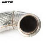 CTS Turbo CTS Turbo Downpipe High-Flow CAT - Mercedes-Benz M133 A45 / CLA45 / GLA45 AMG CTS-EXH-DP-0029-CAT