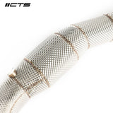 CTS Turbo CTS Turbo Downpipe High-Flow CAT - Mercedes-Benz M133 A45 / CLA45 / GLA45 AMG CTS-EXH-DP-0029-CAT