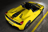 Capristo Ferrari 458 Spider - Carbon and Glass Bonnet (Raw) 03FE00410006L
