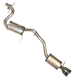 Techtonics Cat Back Exhaust (Dual Muffler) | Mk6 Jetta 1.8T | 252 547