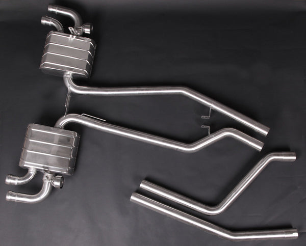 Capristo Porsche 958 Cayenne Turbo/S (10-14) - Valved Exhaust with Mid-Pipes (CES3) | 02PO01703001