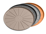 WeatherTech Round Coaster Set - Grey - Set of 4 | 8A4CSTGR