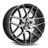 Curva Concepts 18x8 et35 / 5x120 / cb72.6 Curva C7 18" 5x120 Gloss Black Machine Face C7-18801203572BMF