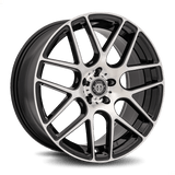 Curva Concepts 19x8.5 et20 / 5x120 / cb72.56 Curva C7 19" 5x120 Gloss Black Machine Face C7-19851202072BMF