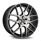 Curva Concepts 20x8.5 et25 / 5x120 / cb72.56 Curva C7 20" 5x120 Gloss Black Machine Face C7-20851202572BMF