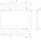 Radiator - Toyota | 164000V080
