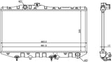 Radiator - Toyota | 1640003020