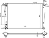 Radiator - Hyundai | 253101U250