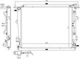 Radiator - Hyundai | 253103M140